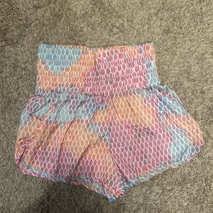 EUC Free People Way Home Shorts Size S Multicolor